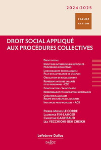 Picture of Droit social appliqué aux procédures collectives