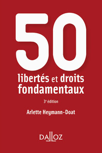 Picture of 50 libertés et droits fondamentaux 3ed