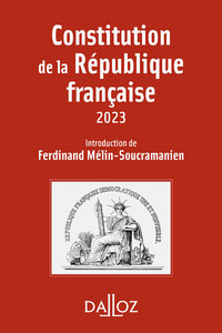 Picture of Constitution de la République française 20ed