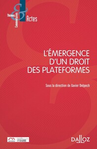 Picture of L'émergence d'un droit des plateformes