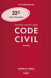 Image de Code civil 2025 annoté. Édition limitée. 124e éd.