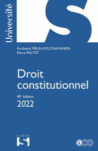 Picture of Droit constitutionnel 40ed