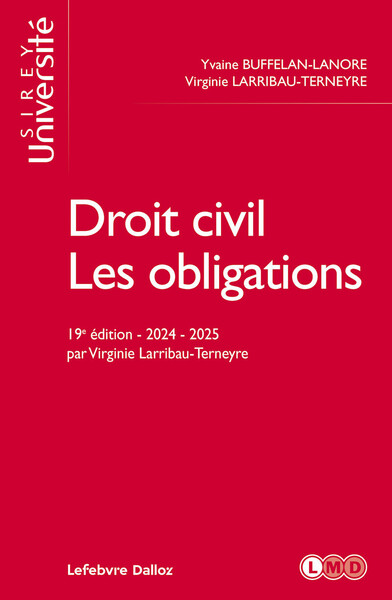 Picture of Droit civil - Les obligations 19ed