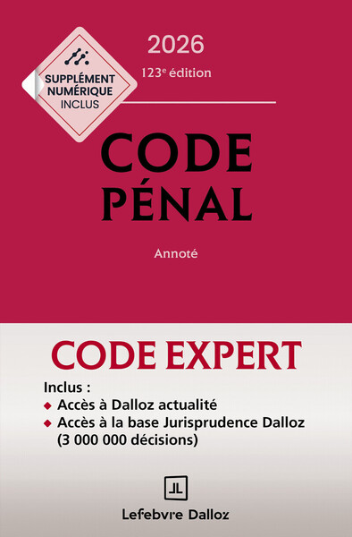 Picture of Code Dalloz Expert. Codes pénal et procédure pénale 2026