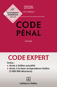 Picture of Code Dalloz Expert. Codes pénal et procédure pénale 2026