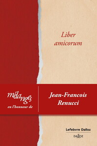 Picture of Mélanges en l'honneur de Jean-François Renucci