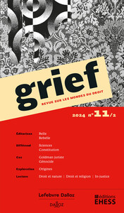 Picture of Grief, revue sur les mondes du droit n° 11/2
