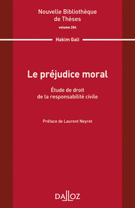 Image de Le préjudice moral - Volume 204 Etude de droit de la responsabilité civile