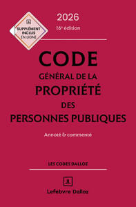 Image de Code général de la propriété des personnes publiques 2026, annoté et commenté. 16e éd.