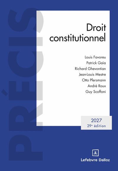 Image de Droit constitutionnel 2027. 29e éd.