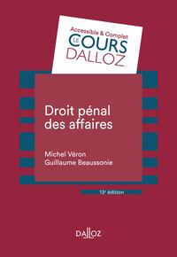 Picture of Droit pénal des affaires. 13e éd.