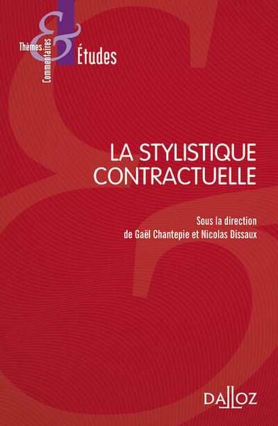 Picture of La stylistique contractuelle