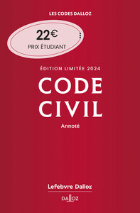 Image de Code civil 2024 annoté. Édition limitée. 123e éd.
