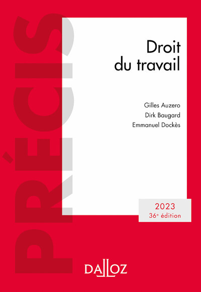 Picture of Droit du travail 2023. 36e éd.