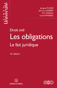 Picture of Droit civil. Les obligations. Le fait juridique. 16e éd. - Tome 2
