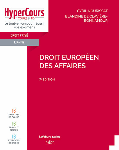 Picture of Droit européen des affaires 7ed