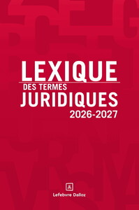 Image de Lexique des termes juridiques 2026-2027. 34e éd.