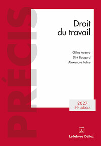 Image de Droit du travail 2027. 39e éd.