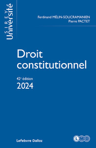 Picture of Droit constitutionnel 2024 42ed