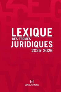 Image de Lexique des termes juridiques 2025-2026. 33e éd.