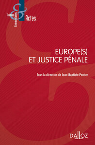 Picture of Europe(s) et justice pénale