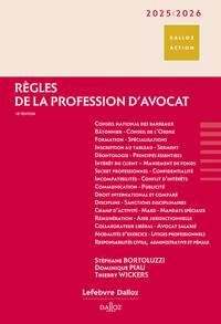Image de Règles de la profession d'avocat 2025/2026. 18e éd.
