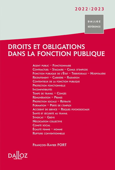 Image de Droits et obligations dans la fonction publique 2022/2023