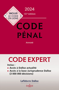 Image de Code Dalloz Expert. Codes pénal et procédure pénale 2024