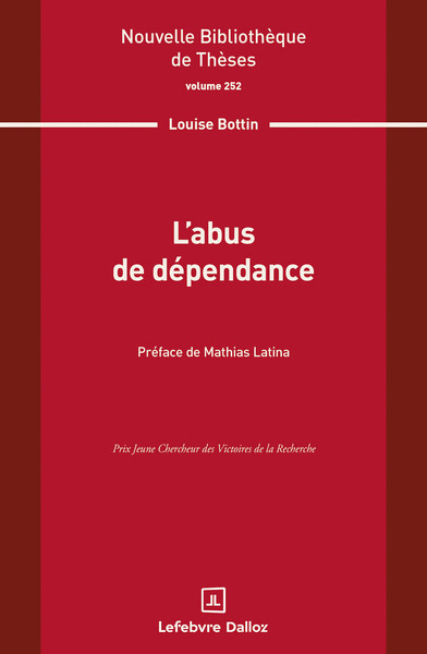 Picture of L'abus de dépendance. Volume 252