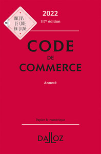 Image de Code de commerce 2022 - Annoté