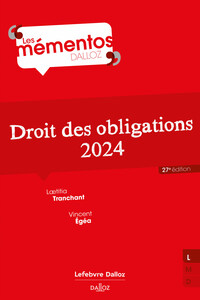 Image de Droit des obligations 2024 27ed