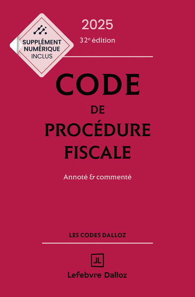 Image de Code de procédure fiscale 2025, annoté et commenté. 32e éd.