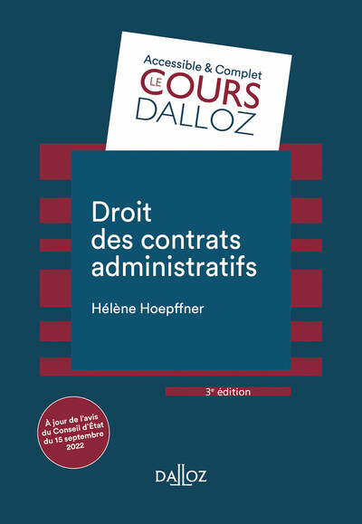 Picture of Droit des contrats administratifs