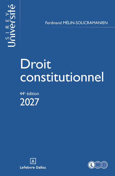 Image de Droit constitutionnel. 2027. 44e éd.