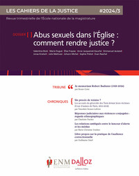 Picture of Les Cahiers de la justice 3/2024