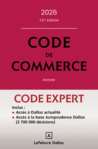Image de Code Dalloz Expert. Code de commerce 2026. 121e éd.