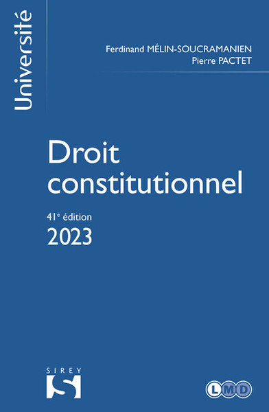 Picture of Droit constitutionnel. 41e éd.
