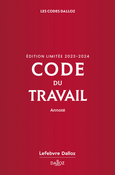 Picture of Code du travail, édition limitée 2023-2024 87ed - Annoté