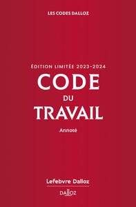 Picture of Code du travail, édition limitée 2023-2024 87ed - Annoté