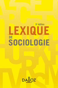 Picture of Lexique de sociologie. 6e éd.