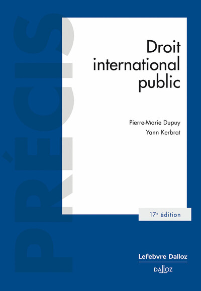 Picture of Droit international public. 17e éd.