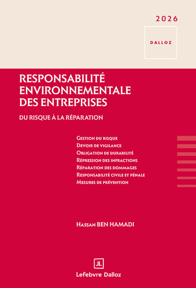 Picture of Responsabilité environnementale des entreprises - Du risque à la réparation