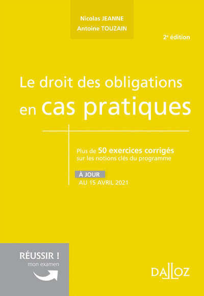 Image de Le droit des obligations en cas pratiques