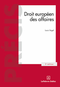 Picture of Droit européen des affaires. 3e éd.