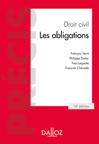 Picture of Droit civil Les obligations. 13e éd.