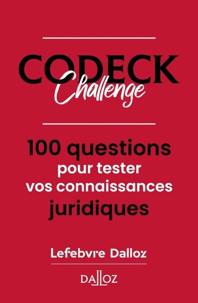 Picture of CoDeck Challenge - 100 cartes juridiques et ludiques