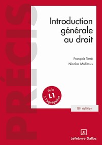 Picture of Introduction générale au droit 2027. 18e éd.