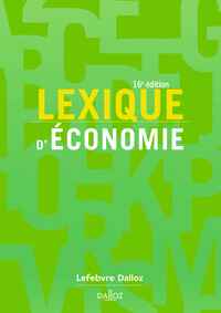 Picture of Lexique d'économie. 16e éd.