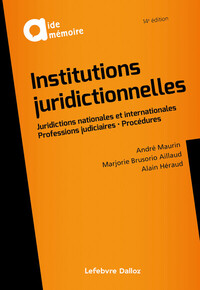 Picture of Institutions juridictionnelles 14ed