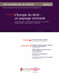 Picture of Les Cahiers de la justice 3/2022